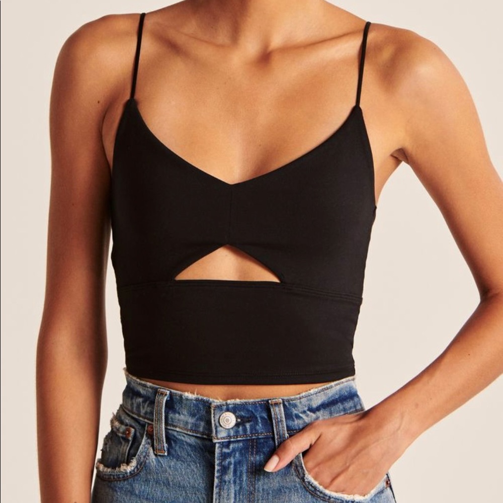 Abercrombie Seamless Fabric Cut Out Cami
